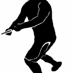 discgolfchris disc golf driving silhouette