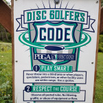disc golfers code sign