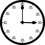 always time for disc golf clock